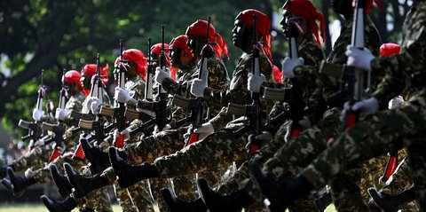 FOTO: Lulus Pendidikan Militer, Komcad TNI Siap Bela Negara dari Garis Sipil