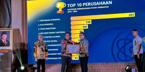 Jumlah Paten Terbanyak, Pertamina Raih Apresiasi Kekayaan Intelektual