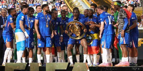 FOTO: Chelsea Bungkam PSG 3-0, Raih Trofi Kedua Piala Dunia Antarklub