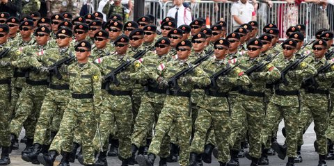 VIDEO: Ngeri! Kuda Pasukan Prancis Jatuh Depan Prabowo & Macron di Bastille Day Prancis