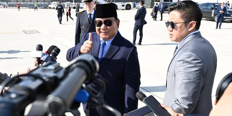 Prabowo Kembali ke Indonesia Usai Dua Pekan Lawatan di Luar Negeri