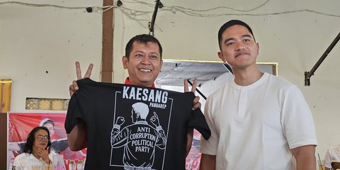 Kampanye di Brebes, Kaesang Pamerkan Logo Baru PSI