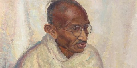 Pecahkan Rekor, Lukisan Langka Mahatma Gandhi Terjual Rp3,3 Miliar di London