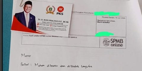 Kader PKS Buka Suara Usai Dicopot dari Wakil Ketua DPRD Banten Gara-Gara Memo 'Titip' Lolos SMA Negeri