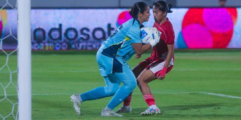 FOTO: Kalah dari Pakistan, Peluang Timnas Putri Indonesia ke Piala Asia 2026 Menipis