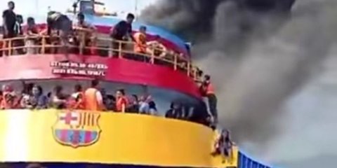 Istri Perwira Polri Jadi Korban, Ceritakan Kronologi KM Barcelona Terbakar