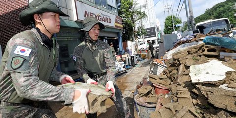 17 Orang Tewas Diterjang Banjir di Korea Selatan, 11 Lainnya Masih Hilang