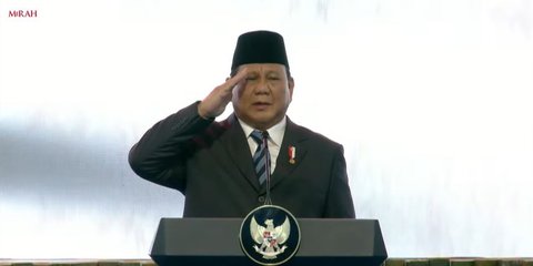 VIDEO: Tatapan Tajam Prabowo ke Perwira TNI-Polri 