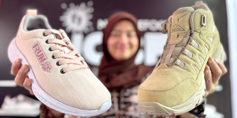 Sepatu Buatan Mojokerto Tembus Pasar Global, Nilai Eskpor Perdana Capai Rp600 Juta