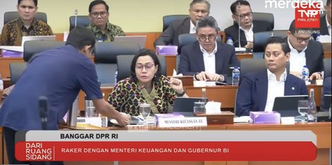 Secangkir Teh Bikin Tensi Tinggi Debat Panas DPR Vs Menkeu Sri Mulyani Menjadi Tawa Pecah
