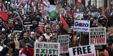 Inggris 'Agak Lain', Israel Bantai Puluhan Ribu Warga Palestina di Gaza Diam Saja tapi Malah Cap Kelompok Pendukung Palestina Teroris