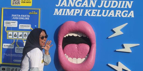 FOTO; Kampanye ‘Judi Pasti Rugi’ Sapa Warga Jakarta: Serukan Bahaya Judi Online