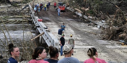 FOTO: Banjir Bandang Mengerikan Terjang Texas, Korban Tewas Bertambah Jadi 82 Orang