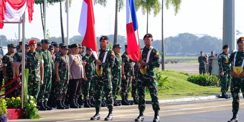 FOTO: Momen Kontingen Patriot II TNI Dilepas Menuju Prancis, Siap Meriahkan Bastille Day 2025
