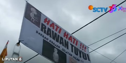 Heboh Warga Satu Dusun Hilang Duit Ramai-Ramai Pasang Spanduk 'Hati-hati Rawan Tuyul'