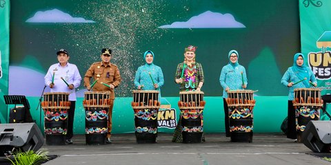 Meriahkan HKG Ke-53, Tri Tito Resmi Buka Pameran Festival UMKM 2025 & Pemeriksaan Kesehatan Gratis
