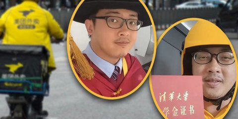 Punya Gelar Doktor dari Oxford University, Pria ini Pilih Jadi Kurir Makanan