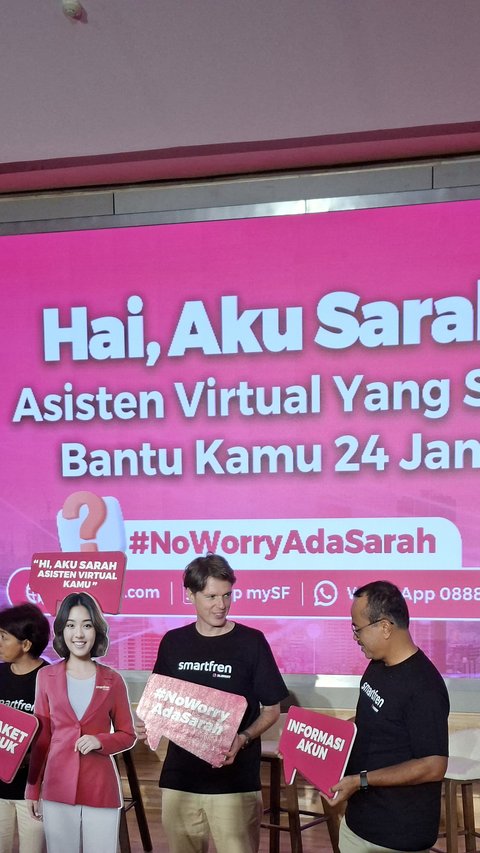 Ada Sarah yang Bisa Ditanya-tanya Pelanggan Smartfren