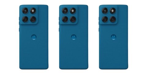 Motorola edge 60 FUSION Warna Pantone® Mykonos Blue Resmi Dijual di Indonesia