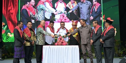 Buka Festival Pesta Bunga dan Buah Tanah Karo 2025, Gubernur Bobby Nasution Disambut Meriah Warga