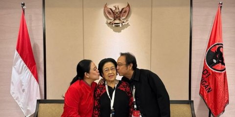 Momen Puan Unggah Foto Bareng Prananda Cium Megawati Jelang Kongres PDIP