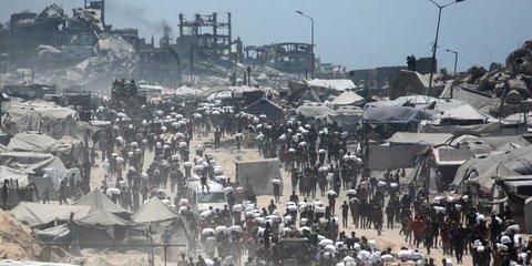 FOTO: Tragis! Lebih dari Seribu Warga Gaza Tewas Saat Menunggu Bantuan Kemanusian
