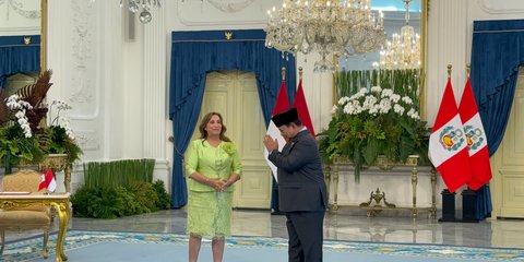 Dikawal Pasukan Berkuda, Prabowo Sambut Presiden Peru di Istana Merdeka