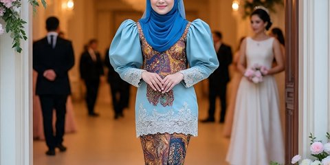 7 Model Batik Brokat Lengan Gelombang Tren 2025, Busana Stylish yang Anggun dan Bikin Percaya Diri