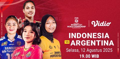 Live Streaming FIVB Women’s U-21 World Championship Indonesia vs Serbia: Eksklusif di Vidio