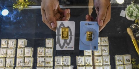 Harga Emas Melesat Tajam Hari ini, Ada yang Naik Rp50.000 per Gram