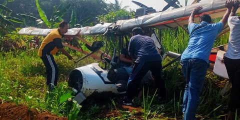 Pesawat Latih Jatuh di Ciampea Bogor Milik FASI, Satu Orang Tewas