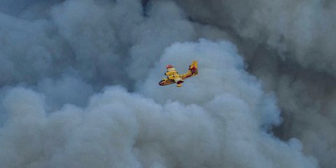 FOTO: Gelombang Panas Picu Kebakaran  Hutan Hebat di Perancis