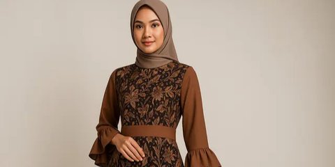 7 Model Gamis Batik dengan Kombinasi Rempel 2025, Anggun dan Cocok untuk Semua Acara
