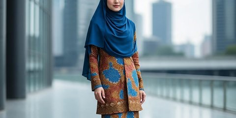 10 Tips Memilih Gamis Batik Lebar yang Sesuai Bentuk Tubuh agar Terlihat Proporsional, Anggun Maksimal