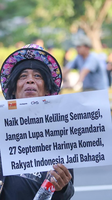 FOTO: Hari Komedi Nasional Resmi Ditetapkan, PASKI Rayakan dengan Aksi  di Jalan Thamrin