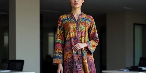 12 Model Baju Batik Tunik Kantor 2025, Tampil Trendi dan Kece dengan Gaya Formal
