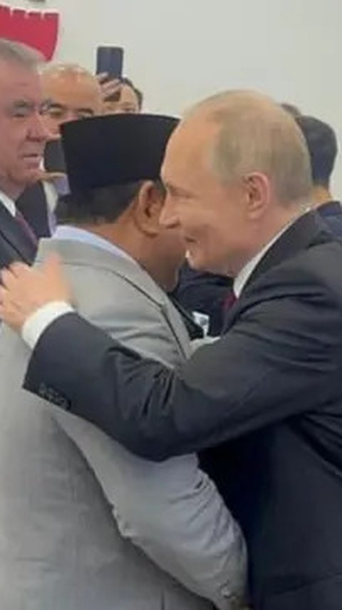 Foto Prabowo Dipeluk Putin Jadi Sorotan, Indonesia dan Rusia Jalin Dua Kesepakatan
