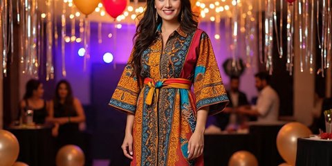 7 Inspirasi Model Tunik Batik untuk Pesta 2025, Pilihan Desain Kekinian yang Stylish dan Cantik