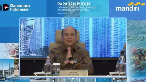 Bank Mandiri Cetak Laba Rp56 Triliun Sepanjang 2025, Penyaluran Kredit Tumbuh 13 Persen