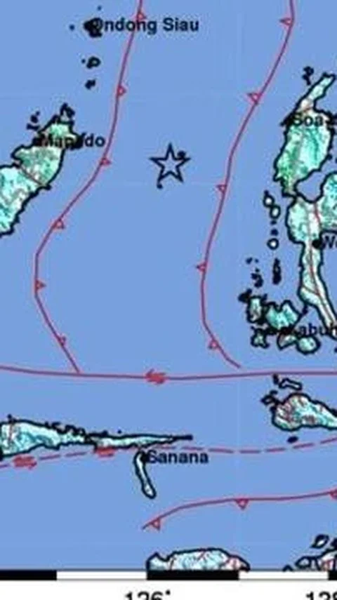 Tsunami Terdeteksi di Bitung dan Halmahera Barat Akibat Gempa Magnitudo 7,6 Guncang Sulut