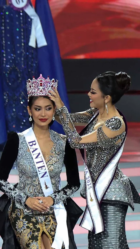 FOTO: Agnes Aditya Rahajeng asal Banten Dinobatkan sebagai Puteri Indonesia 2026