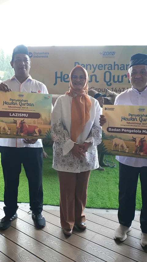 TelkomGroup Tebar 910 Hewan Kurban, Perkuat Komitmen Berbagi di Hari Raya Iduladha