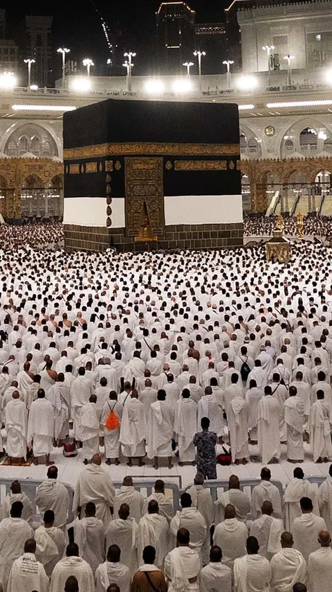 FOTO: Lautan Jemaah Haji  Padati Makkah Jelang Puncak Haji