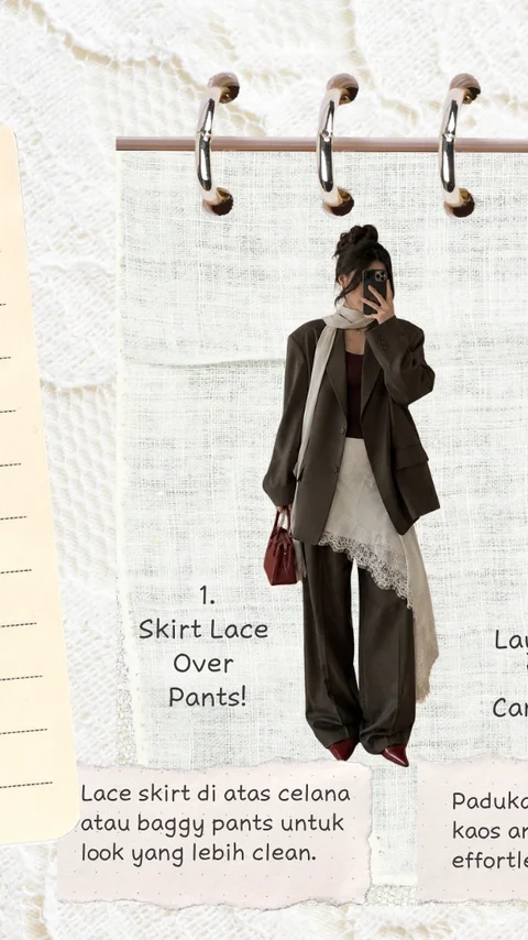 Lace Kembali Jadi Tren Fashion Anak Muda, Ini Tips Mix and Match Stylish ala Gen Z di Shopee