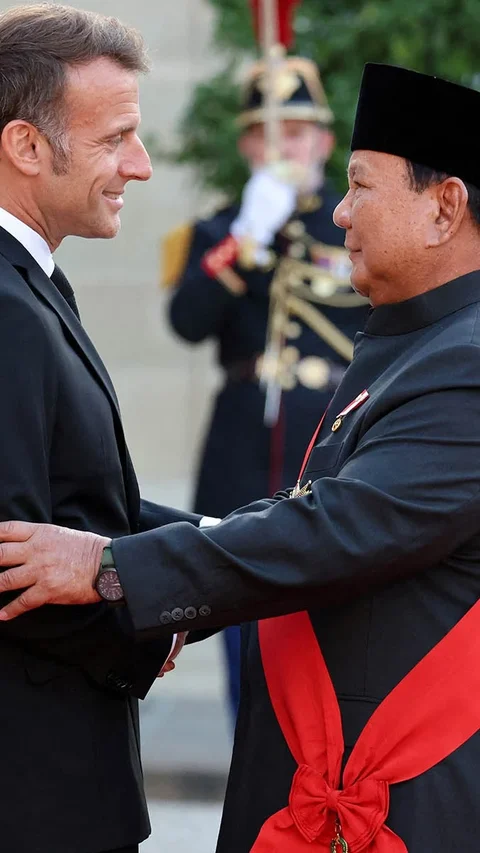 FOTO: Presiden Prabowo Hadiri Jamuan Kenegaraan di Istana Elysee Prancis
