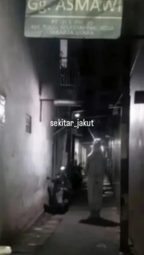 Heboh Sosok Pocong di Koja Jakut, ini Faktanya