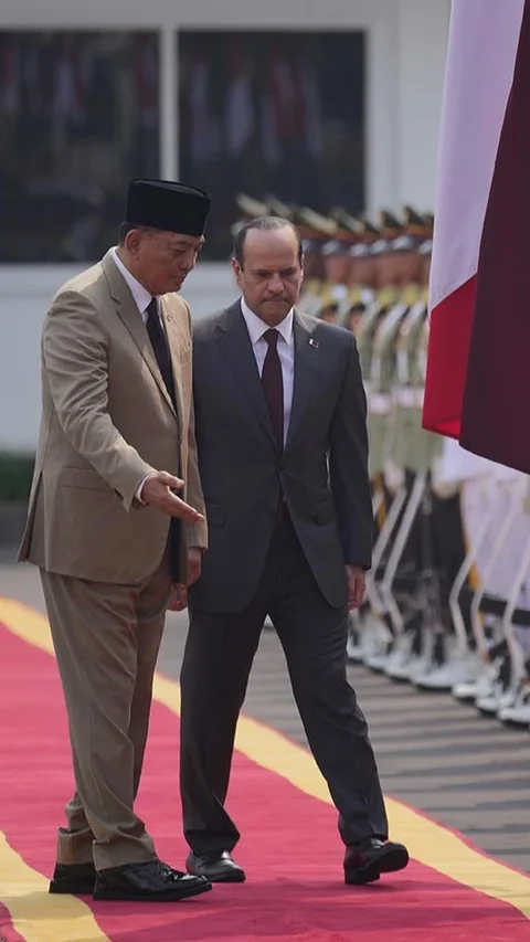 FOTO: Menhan Sjafrie Terima Kunjungan Menhan Qatar Bahas Kerja Sama Pertahanan