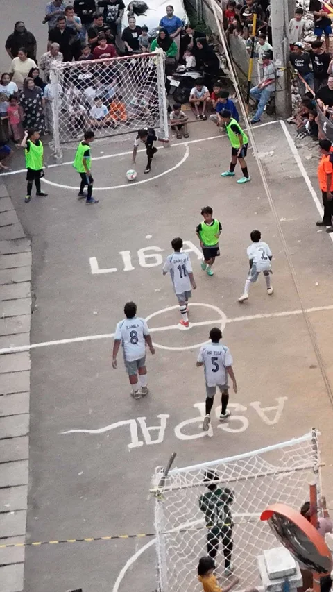 FOTO: Liga Aspal U 13 Hidupkan Semangat Sepak Bola Anak di Menteng Jaya