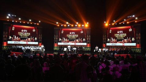 FOTO: Momen Debat Kedua Pilkada Jakarta, Diwarnai Ricuh Pendukung RK-Suswono dan Pramono-Rano