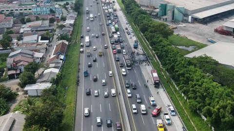 Pasca Tragedi Maut Tol Cikampek Skema Contraflow Saat Arus Balik Tetap Diberlakukan, Ini Alasannya